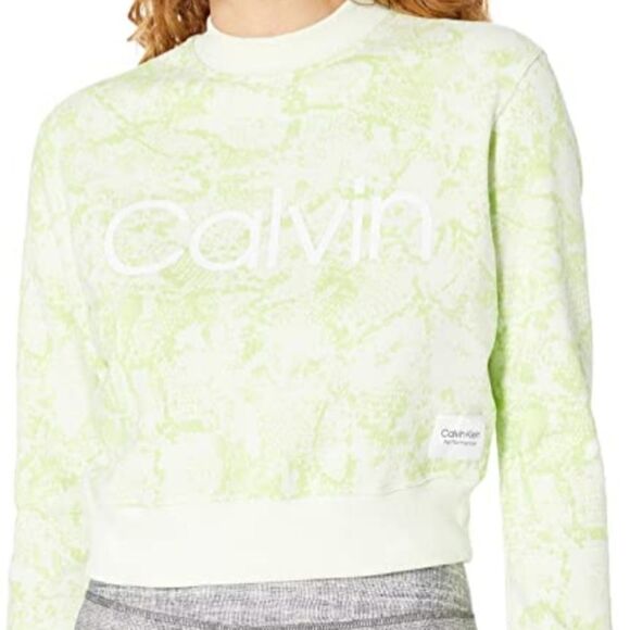 Calvin Klein mock neck pullover sweatshirt - Picture 2 of 8